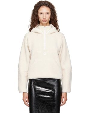 Coperni Off- Sherpa Hoodie - White
