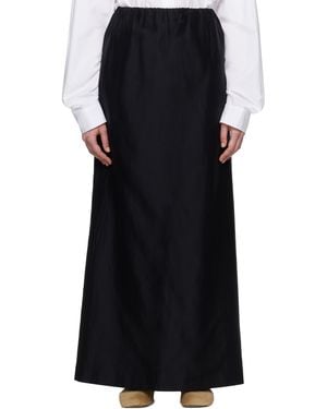 The Row Saul Maxi Skirt - Black