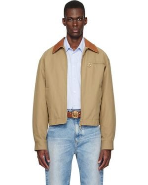 Versace Cotton Canvas Blouson Jacket - Black