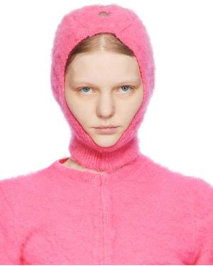 Sinéad O'Dwyer Cutout Balaclava - Pink