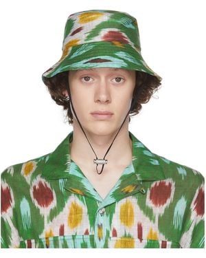 Erdem Cotton Bucket Hat - Green
