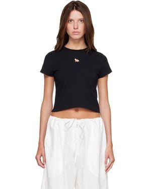 Maison Kitsuné 'Baby Fox' Baby T-Shirt - Black