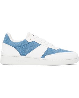A.P.C. Baskets blanc et bleu - Noir