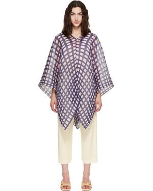 Pleats Please Issey Miyake Basket Madame-T Scarf - Purple