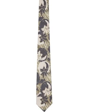 Paul Smith Cravate Rétro Kaki À Motif De Fruits - Métallisé
