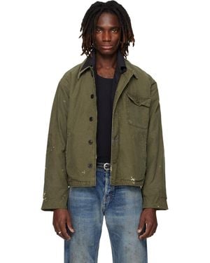 Enfants Riches Deprimes Khaki 'Need To Suffer' N35 Jacket - Black
