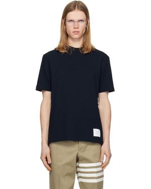 Thom Browne Classic Pique 4-Bar T-Shirt - Blue