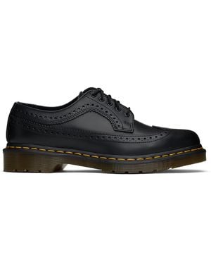 Dr. Martens 3989 Stitch Smooth Brogue Derbys - Black