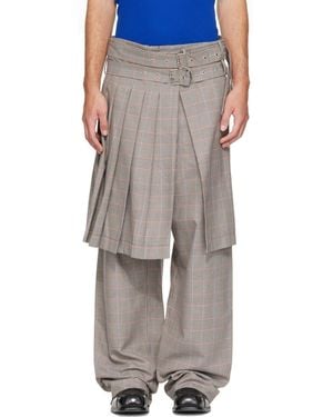Charles Jeffrey Clash Of Clans Edition Skirt Trousers - Grey