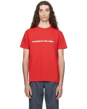 Paloma Wool レッド 'Stress' Tシャツ