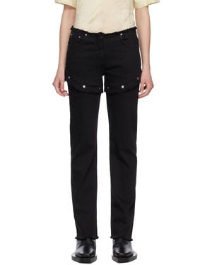 1017 ALYX 9SM Black Snap Off Jeans