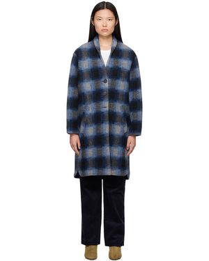 Isabel Marant ネイビー Gabriel コート - ブルー