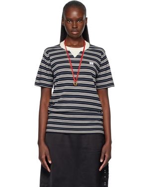 Wales Bonner Off- John Smedley Edition Song T-Shirt - Black