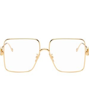 Loewe Oversize Square Retro Titanium Glasses - Black