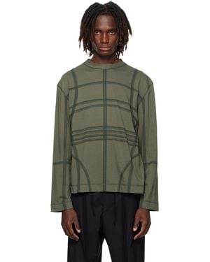 Craig Green Khaki Flatlock Long Sleeve T-Shirt - Green