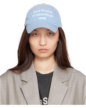 Acne Studios Logo Cap - Blue