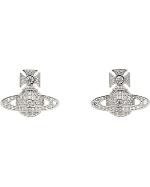 Vivienne Westwood Carmela Bas Relief Earrings - Black
