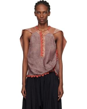 Kiko Kostadinov Weathervane Top - Red