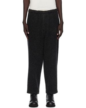 Y's for men Herringbone Elastic Pants - Black