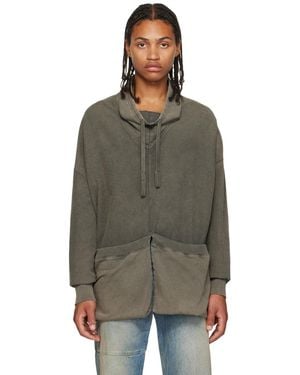T/SEHNE Fold-Up Sweatshirt - Black