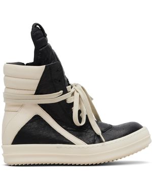 Rick Owens Temple Geobasket Trainers - Black