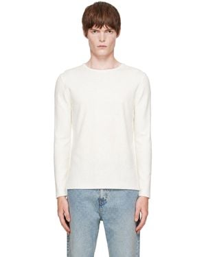 Second/Layer T-Shirt À Manches Longues Isotherme Zero Blanc