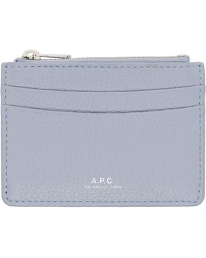 A.P.C. Paris Card Holder - Blue