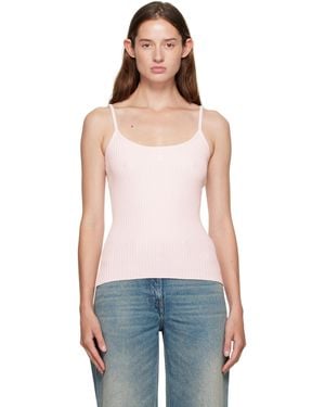 Courreges Reedition Knit Tank Top - Blue