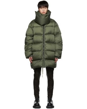 Rick Owens Mountain Down Jacket - Green
