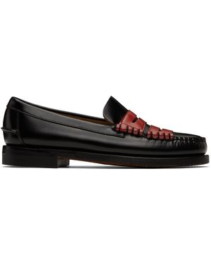 Random Identities Sebago Edition Double Penny Dan Loafers - Black