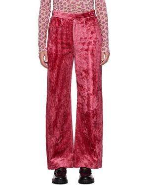 Isabel Marant Pink Daryl Trousers - Red