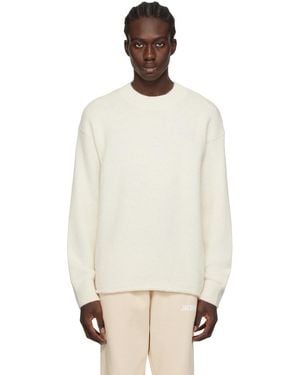 Jacquemus Les Classiquesコレクション オフホワイト Le Pull セーター - ブラック