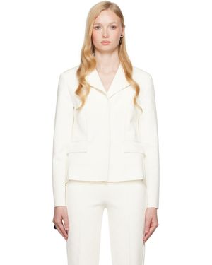 High Sport Ssense Exclusive Bridal Capsule Nsfw Lola Blazer - Natural