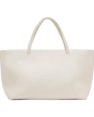 NOTHING WRITTEN Off- Large Tote - White