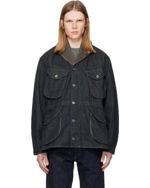 RRL Cotton-Linen Denim Field Jacket - Black