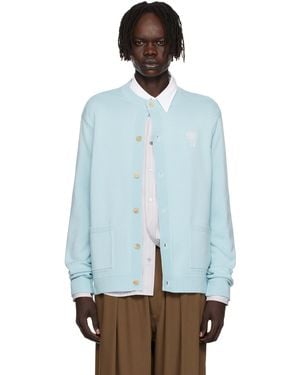 Acne Studios ブルー クルーネック カーディガン