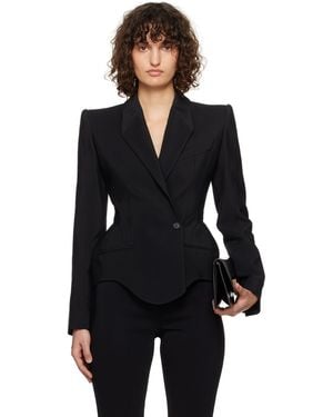 Mugler ブラック Signature テーラードジャケット