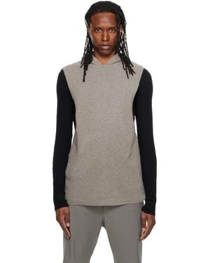 Rick Owens Tower Tank Hoodie - Black
