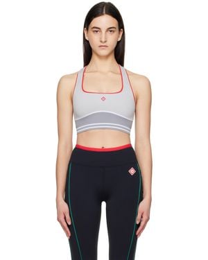CASABLANCA Seamless Sport Bra - Black