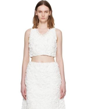 ShuShu/Tong Ruffle Trim Sleeveless Top - Multicolor