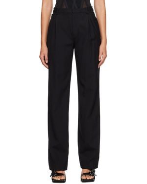 Dion Lee Lingerie Trousers - Black