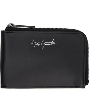Yohji Yamamoto ブラック Plain 財布