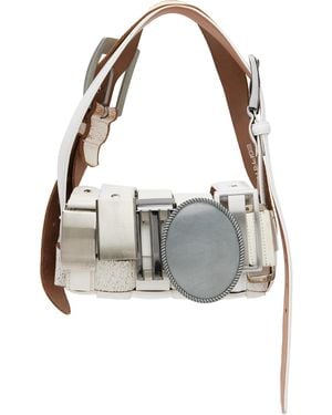 HODAKOVA Buckle Baguette Bag - White