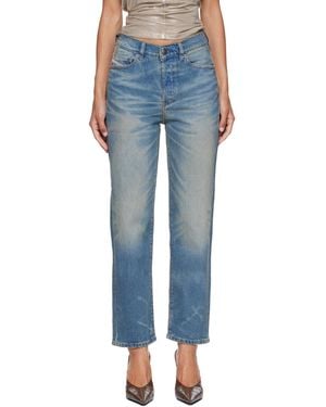 DIESEL Regular High Waist 1981 D-Went Jeans - Blue