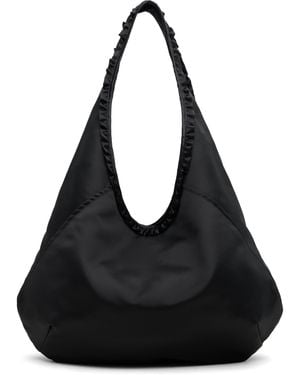 Abra Sac Ballerina Noir En Satin Exclusif À Ssense