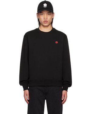 KENZO ブラック Paris Boke Flower スウェットシャツ