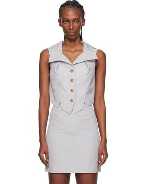 Vivienne Westwood Meryl Waistcoat Vest - Black