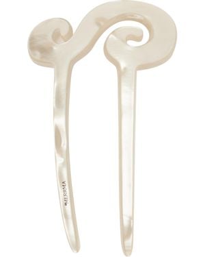MERRMA Ssense Exclusive Off- Spiral French Hair Pin - Natural