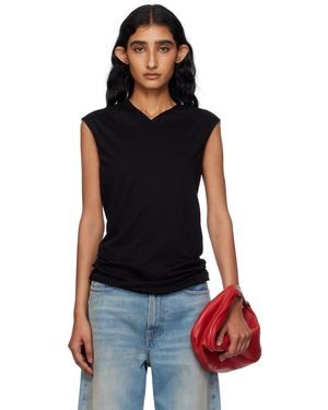 6397 High V Tank Top - Black