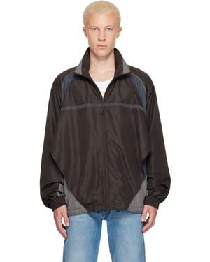 Maison Margiela Contrast Panel Track Jacket - Black